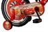 (c) Disney Cars 16 inch jongensfiets Rood Wit