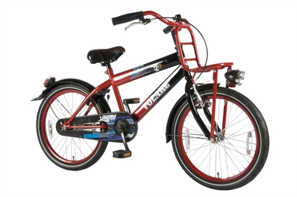 Afbeelding van Volare Liberty Urban voorrek 20 inch jongensfiets Rood Zwart