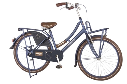 Afbeelding van Designed By Jan Smit Oma 24 inch meisjesfiets Mat Blauw