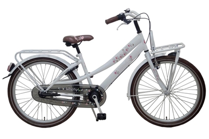 Afbeelding van Volare Liberty Urban SA 3 speed 24 inch meisjesfiets Wit