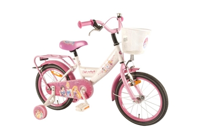 Afbeelding van (c) Disney Princess 16 inch meisjesfiets Wit Roze