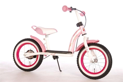 Afbeelding van Yipeeh Loopfiets 12 inch Rose Roze