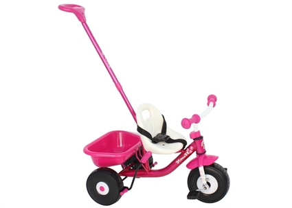 Afbeelding van Yipeeh Driewieler donker Roze Wit