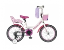 Afbeelding van Meisjesfiets Little Miss Wit 16 Inch Popal