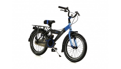 Afbeelding van Jongensfiets Fun Jet Blauw / Grijs 18 Inch Popal
