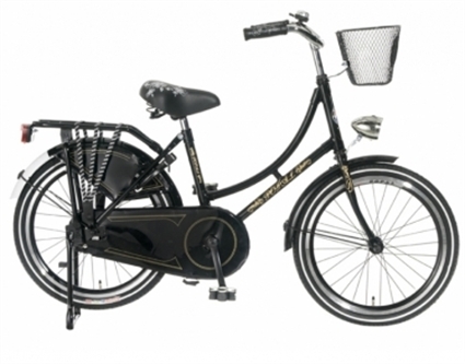 Afbeelding van Omafietsen  Zwart 22 Inch Popal