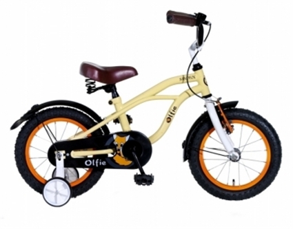 Afbeelding van Beachcruiser jongens Sandfox Creme 12 Inch Popal