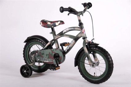 Afbeelding van Yipeeh Ambush Cruiser 12 inch jongensfiets Camouflage Groen