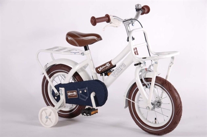 Afbeelding van Volare Urban Jeans Wit by Jan Smit 12 inch meisjesfiets Wit