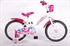 Kanzone Giggles Wit Roze 16 inch meisjesfiets Wit / Roze