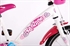 Kanzone Giggles Wit Roze 16 inch meisjesfiets Wit / Roze