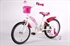 Kanzone Giggles Wit Roze 16 inch meisjesfiets Wit / Roze