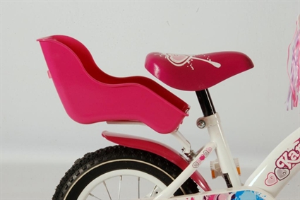 Afbeelding van Poppenzitje Roze voor 16 - 18 inch fietsjes Roze