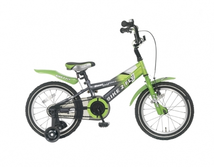 Afbeelding van Jongensfiets Popal Bike 2 Fly  Groen 16 Inch