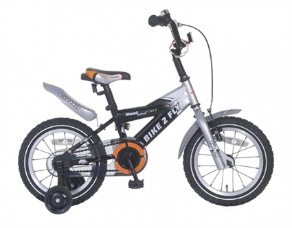 Afbeelding van Jongensfiets Popal Bike 2 Fly K Zilver Zwart 14 Inch