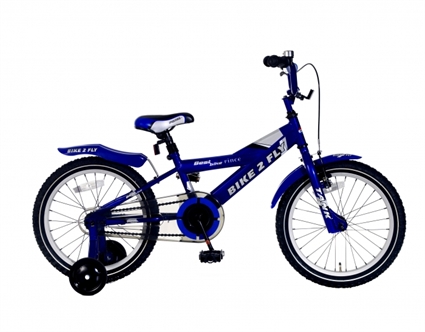 Afbeelding van Jongensfiets Popal Bike 2 Fly  Blauw 18 Inch