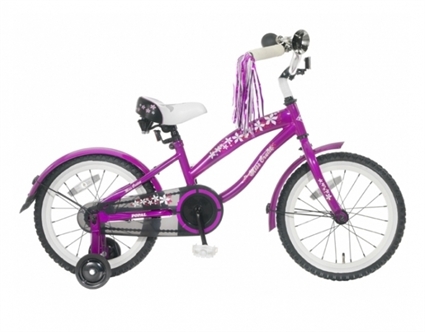 Afbeelding van Meisjesfiets Popal Bela  Paars 16 Inch
