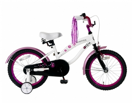 Afbeelding van Meisjesfiets Popal BeautyfoxWit 16 Inch