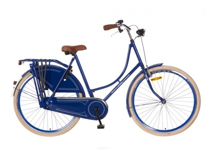Afbeelding van Omafiets Popal Omafiets Blauw Special Edition 28 Inch