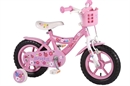 Afbeelding van Mulino Flowerie Roze 12 inch meisjesfiets Roze
