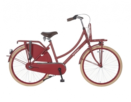 Afbeelding van Meisjesfiets Popal Transit 2440 Mat Rood 24 Inch