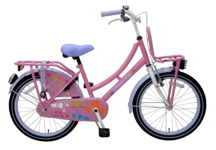 Afbeelding van Volare Oma Spring 20 inch meisjesfiets Roze / Paars