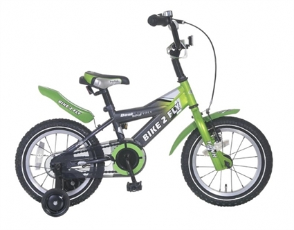 Afbeelding van Jongensfiets Popal Bike 2 Fly 14K Groen 14 Inch