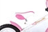 Yipeeh Loopfiets 12 inch Wit Roze Wit / Roze