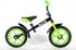 Yipeeh Loopfiets 12 inch Zwart Groen Zwart Neon Groen