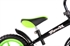 Yipeeh Loopfiets 12 inch Zwart Groen Zwart Neon Groen