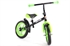 Yipeeh Loopfiets 12 inch Zwart Groen Zwart Neon Groen