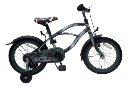 Afbeelding van Volare Ambush Cruiser 16 inch jongensfiets Camouflage Groen