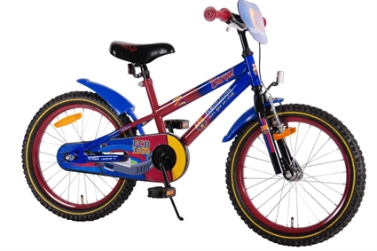 Afbeelding van FC Barcelona 18 inch jongensfiets Blauw Rood