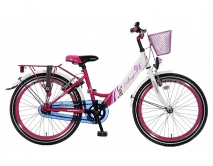 Afbeelding van Meisjesfiets Popal Angel 77 Roze 22 Inch