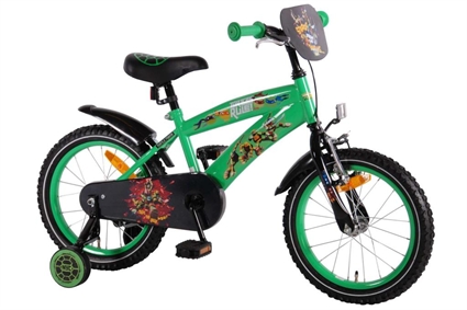 Afbeelding van Teenage Mutant Ninja Turtles 16 inch jongensfiets Groen