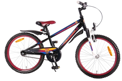 Afbeelding van FC Barcelona Junior Cross 20 inch jongensfiets Zwart