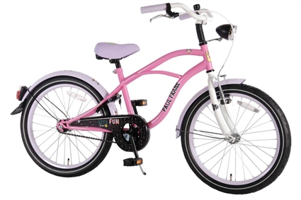 Afbeelding van Paul Frank Girls Cruiser 20 inch meisjesfiets Roze-Paars