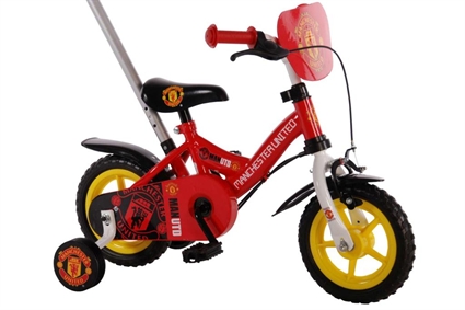 Afbeelding van Manchester United 10 inch jongensfiets Rood