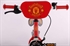 Manchester United 12 inch jongensfiets Rood / Wit