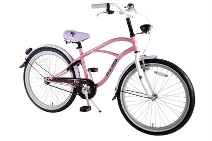 Afbeelding van Paul Frank Girls Cruiser 24 inch meisjesfiets Roze-Paars