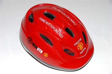 Afbeelding van Manchester United Fiets-Skatehelm  - 00551 Rood