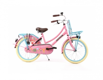 Afbeelding van Meisjesfiets Popal Daily Dutch TR22 Bloom Roze  22 Inch