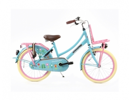 Afbeelding van Meisjesfiets Popal Daily Dutch TR22 Bloom Turqouise  22 Inch