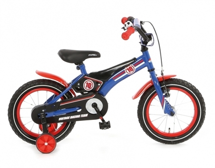 Afbeelding van Jongensfiets Popal Vintage Racing TeamRood Zwart 14 Inch