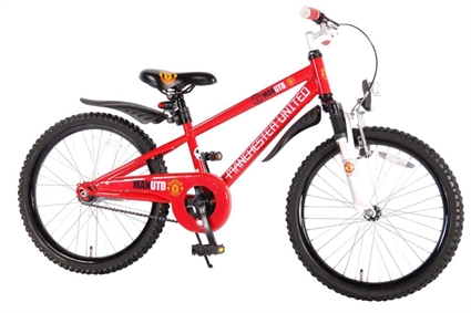 Afbeelding van Manchester United Junior Cross 20 inch jongensfiets Rood / Wit