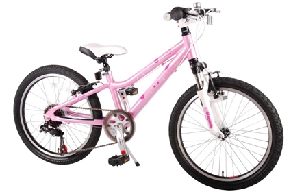 Afbeelding van Volare Aluminium Elegance Junior Cross 6 speed 20 inch meisjesfiets Roze