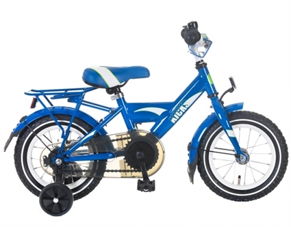 Afbeelding van Jongensfiets Popal Kicks 12 Blauw 18 Inch