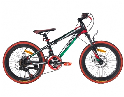 Afbeelding van Jongensfiets Popal Kiyoko KY20 Zwart Groen 20 Inch