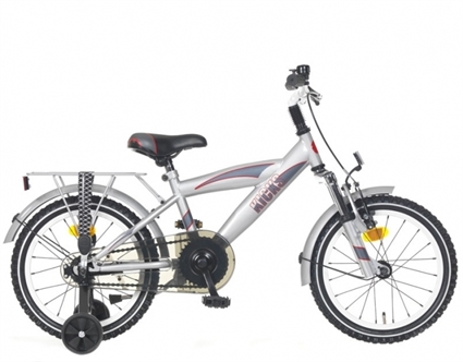Afbeelding van Jongensfiets Popal KicksZilver 16 Inch