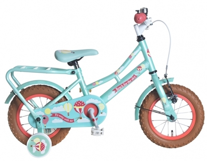 Afbeelding van Meisjesfiets Popal Omafiets OM12 Lichtblauw 12 Inch